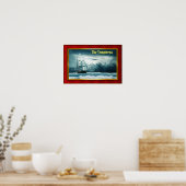 The Temptress - Galleon at Sail Poster (Keuken)