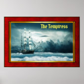 The Temptress - Galleon at Sail Poster (Voorkant)