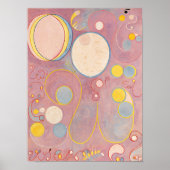 The Ten Largest No. 8 Adulthood, Hilma af Klint Poster (Voorkant)