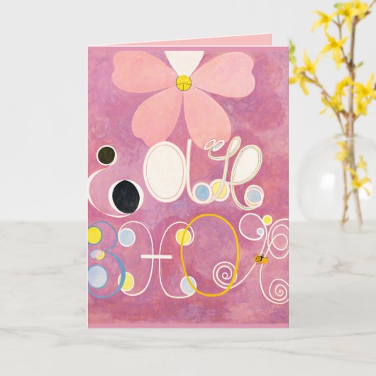 The Ten Largest, nr. 5, Adulthood, Hilma af Klint Kaart (Gele Bloem)