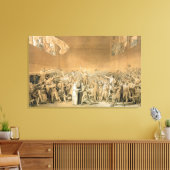 The Tennis Court Oath, 20 juni 1789, 1791 2 Canvas Afdruk (Insitu (Woonkamer))