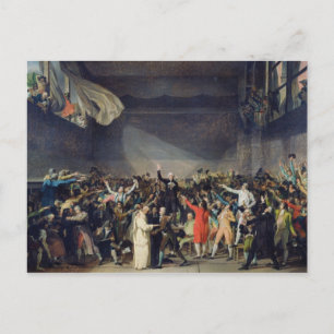The Tennis Court Oath, 20 juni 1789, 1791 Briefkaart