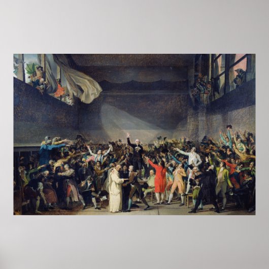 The Tennis Court Oath, 20 juni 1789, 1791 Poster (Voorkant)
