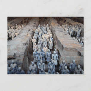 The Terra-cotta Warriors, Xi'an, China Briefkaart