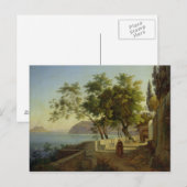 The Terrace of the Capucins in Sorrento, 1828 Briefkaart (Voorkant / Achterkant)