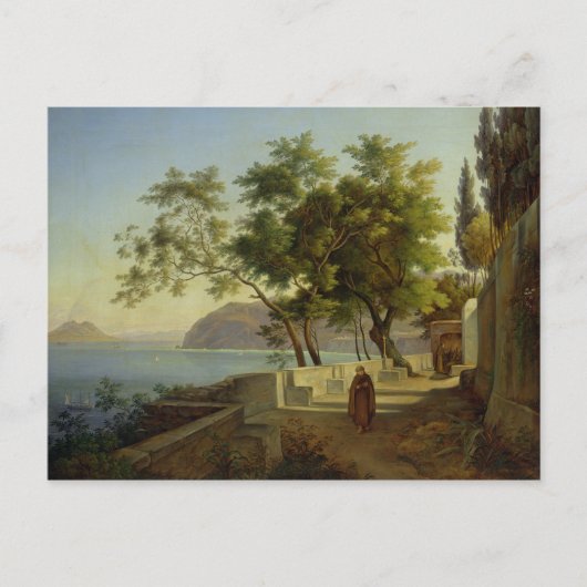 The Terrace of the Capucins in Sorrento, 1828 Briefkaart (Voorkant)