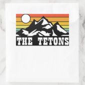The Tetons Rechthoekige Sticker (Tas)