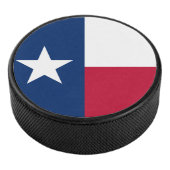 The Texan Lone Star State Flag of Texas Hockey Puck (3/4)