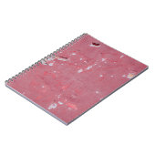 The text of the old wall with scratches, cracks notitieboek (Linkerzijde)