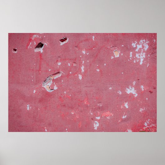 The text of the old wall with scratches, cracks poster (Voorkant)