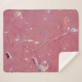 The text of the old wall with scratches, cracks sherpa deken (Voorkant (horizontaal))