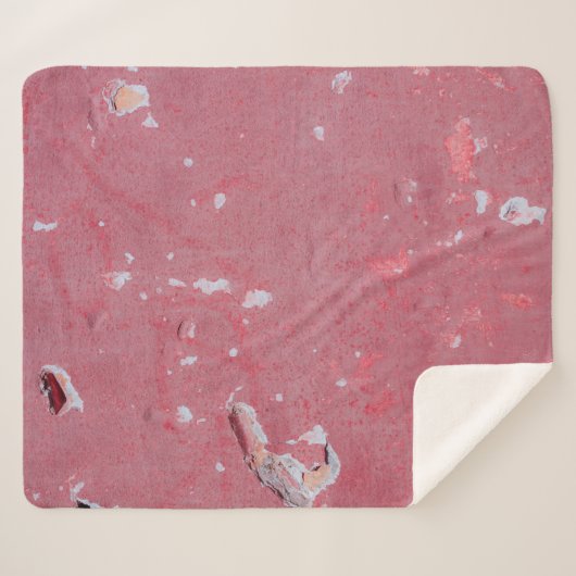 The text of the old wall with scratches, cracks sherpa deken (Voorkant (horizontaal))