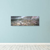 The TFrench on Hill 468 - Wrapped Canvas Afdruk (Insitu (Houten vloer))