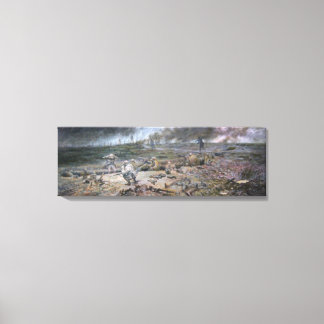 The TFrench on Hill 468 - Wrapped Canvas Afdruk