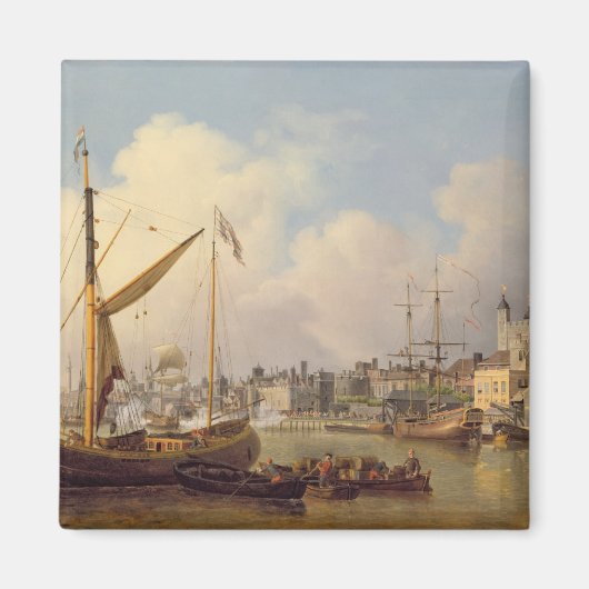The Thames and the Tower of London, zogenaamd op t Magneet (Voorkant)