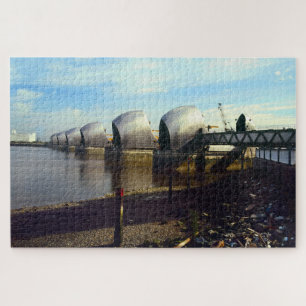 The Thames Barrier, Londen. Legpuzzel