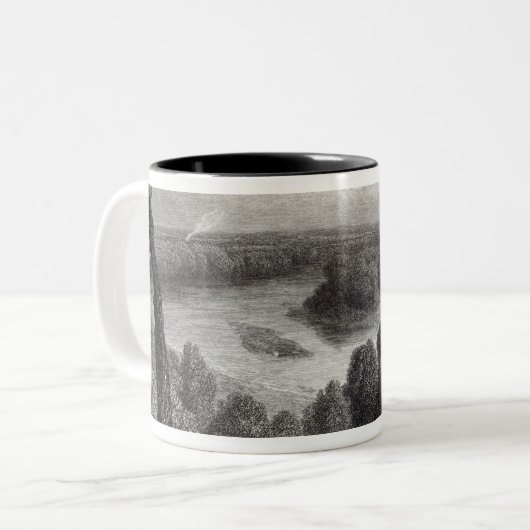 The Thames from Richmond Hill Tweekleurige Koffiemok (Voorkant links)