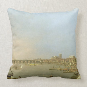 The Thames from the Terrace of Somerset House Kussen