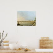 The Thames from the Terrace of Somerset House Poster (Keuken)