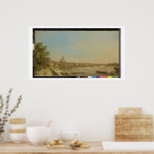 The Thames from the Terrace of Somerset House Poster (Keuken)