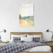The Thames with Hampton Church, 1874 Canvas Afdruk (Insitu (Slaapkamer))