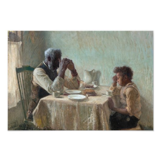 The Thankful Poor, 1894 by Henry Ossawa Tanner Foto Afdruk (Voorkant)