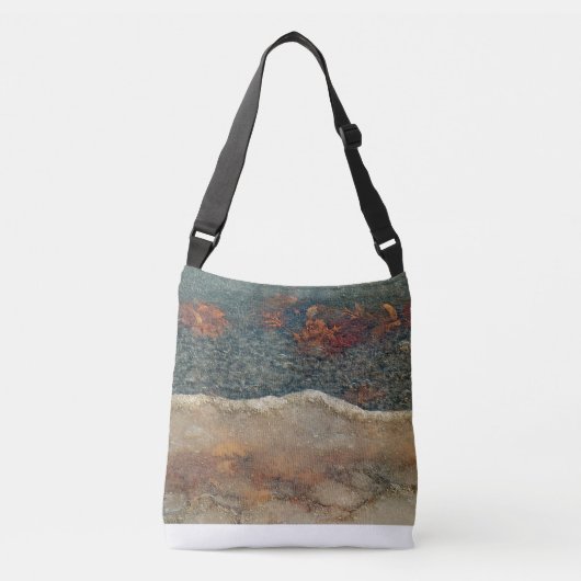 The Thaw Abstract Photographic Art Crossbody Tas (Voorkant)