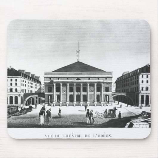The Theater de l'Odeon, c.1830 Muismat (Voorkant)