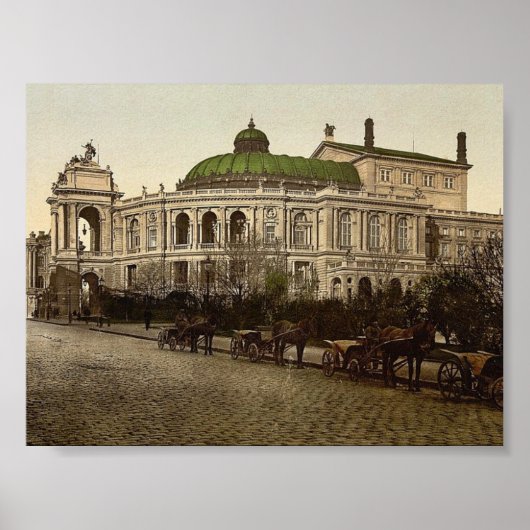 The Theater, Odessa, Rusland (Oekraïne) Poster (Voorkant)