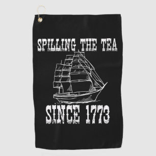 The Thee Ingschenken Sinds 1773 Juli Geschiedenisl Golfhanddoek