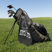 The Thee Ingschenken Sinds 1773 Juli Geschiedenisl Golfhanddoek (Groen)