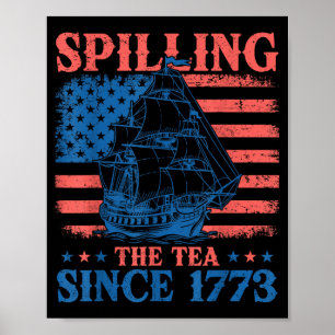 The Thee Morsen sinds 1773 Geschiedenisleraar 4de Poster