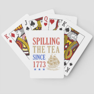 The Thee Morsen Sinds 1773 Grappige Luiaard Pokerkaarten