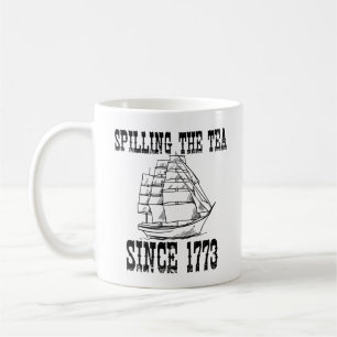 The Thee Stortend Sinds 1773 Juli Geschiedenislera Koffiemok