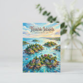 The Thimble Islands Connecticut Briefkaart (Staand voorkant)