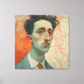 The Thin Man: Modern Expressionism Canvas Afdruk (Voorkant)