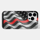 The Thin Red Line iPhone Hoesje (Achterkant horizontaal)