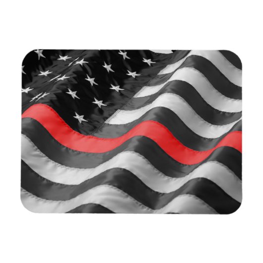 The Thin Red Line Magneet (Horizontaal)