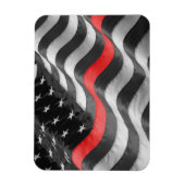 The Thin Red Line Magneet (Verticaal)