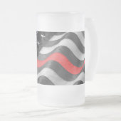 The Thin Red Line Matglas Bierpul (Voorkant rechts)