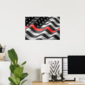 The Thin Red Line Poster (Thuiskantoor)