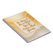 The Things I Never Want You to Change Notitieboek (Rechterzijde)