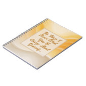 The Things I Never Want You to Change Notitieboek (Linkerzijde)