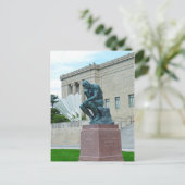 The Thinker and The Shuttlecock, Kansas City, Mo. Briefkaart (Staand voorkant)