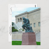 The Thinker and The Shuttlecock, Kansas City, Mo. Briefkaart (Voorkant / Achterkant)