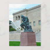 The Thinker and The Shuttlecock, Kansas City, Mo. Briefkaart (Voorkant)