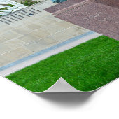 The Thinker and The Shuttlecock, Kansas City, MO Poster (Hoek)