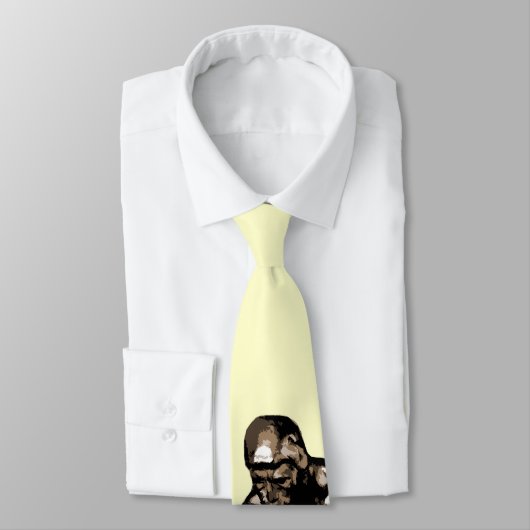 The Thinker by Auguste Rodin - Stropdas (Gebonden)