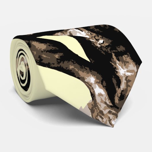 The Thinker by Auguste Rodin - Stropdas (Opgerold)