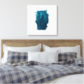 The Thinker on the Throne Canvas Afdruk (Insitu (Slaapkamer))
